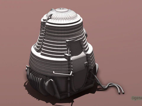 Muchowa kapsuła teleportacyjna Model do druku 3D