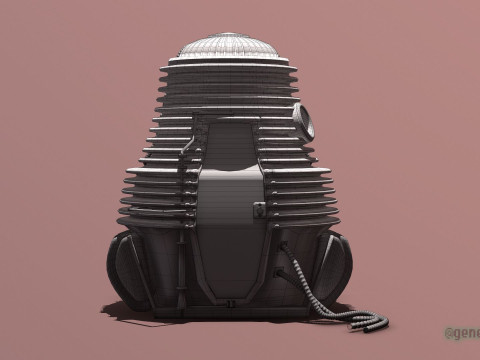 The Fly Teleportation Pod Modèles 3D en vedette
