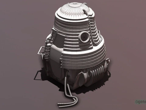 Muchowa kapsuła teleportacyjna Model do druku 3D