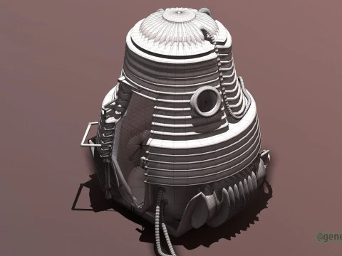 Muchowa kapsuła teleportacyjna Model do druku 3D