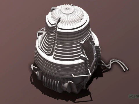 Muchowa kapsuła teleportacyjna Model do druku 3D