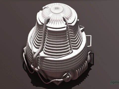 Muchowa kapsuła teleportacyjna Model do druku 3D