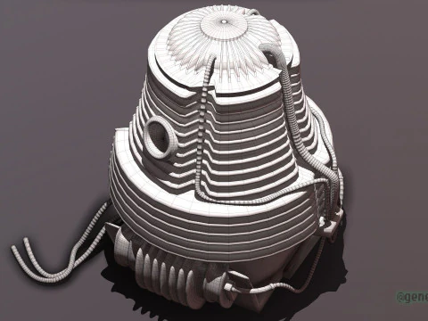 Muchowa kapsuła teleportacyjna Model do druku 3D