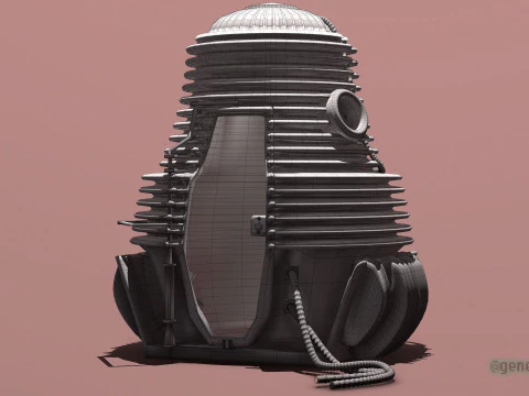 Muchowa kapsuła teleportacyjna Model do druku 3D