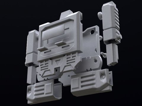 Vintage Robot Watch transformer printable Modèles 3D en vedette