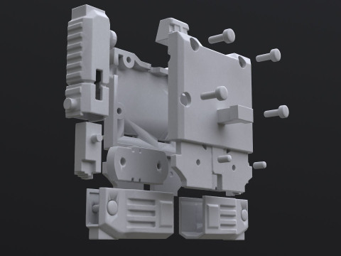 Vintage Robot Watch transformer printable Modèles 3D en vedette