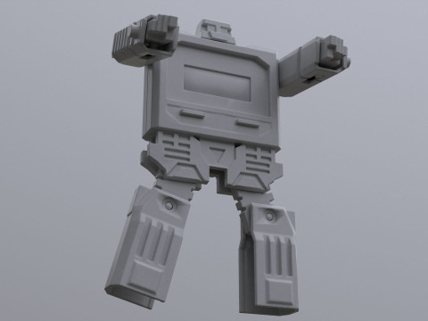 Vintage Robot Watch transformer printable Modèles 3D en vedette