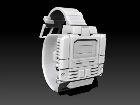 Vintage Robot Watch transformer printable Modèles 3D en vedette