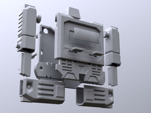 Vintage Robot Watch transformer printable Modèles 3D en vedette