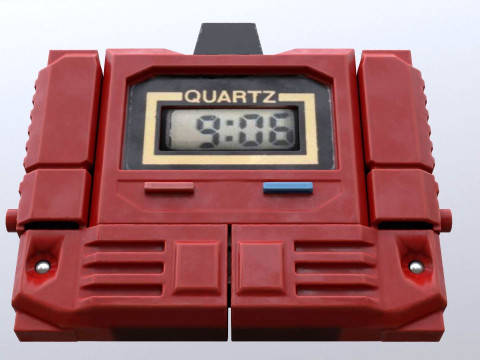 The Robot Watch renderable Low-poly Model 3D