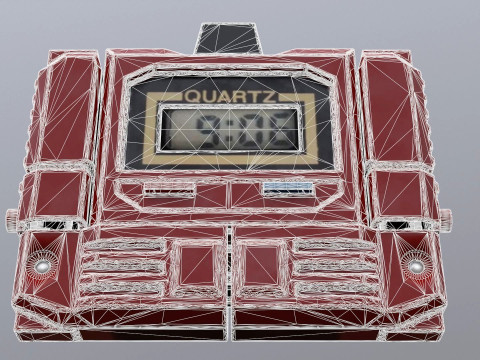 The Robot Watch renderable Low-poly Model 3D