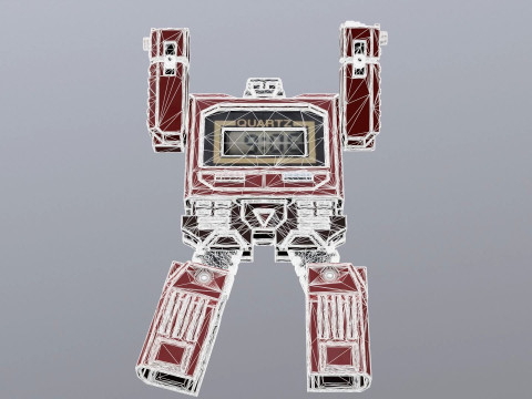 The Robot Watch renderable Low-poly Model 3D