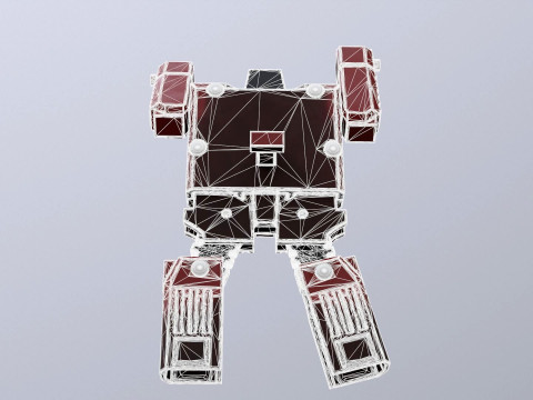 The Robot Watch renderable Low-poly Model 3D