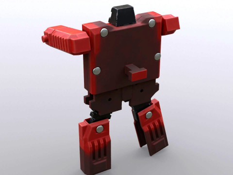 The Robot Watch renderable Low-poly Model 3D