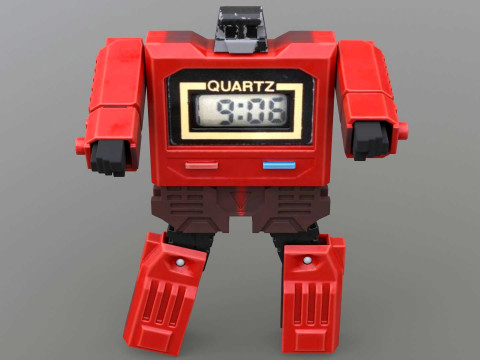 The Robot Watch renderable Low-poly Model 3D