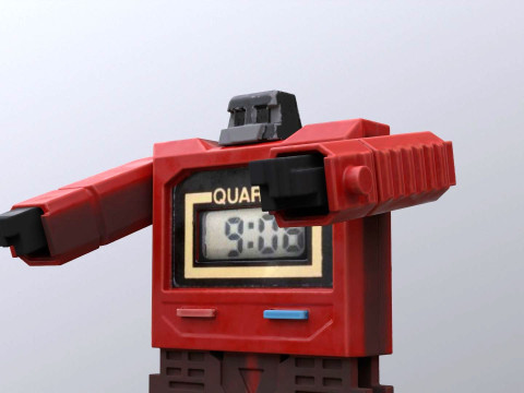 The Robot Watch renderable Low-poly Model 3D