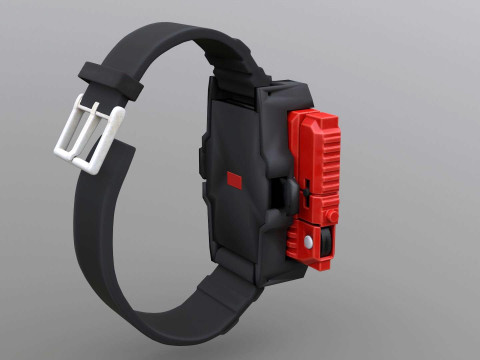 The Robot Watch renderable Low-poly Model 3D