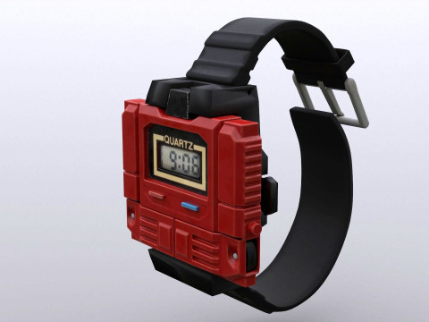 The Robot Watch renderable Low-poly Model 3D