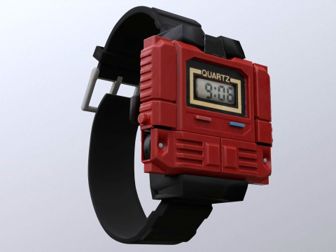 The Robot Watch renderable Low-poly Model 3D
