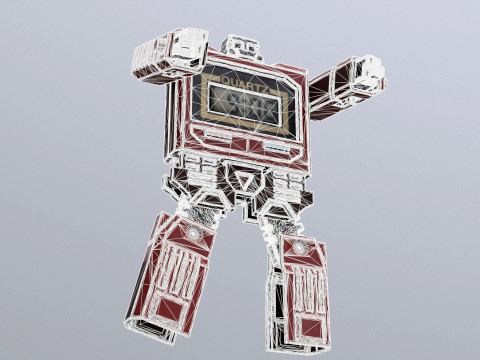 The Robot Watch renderable Low-poly Model 3D