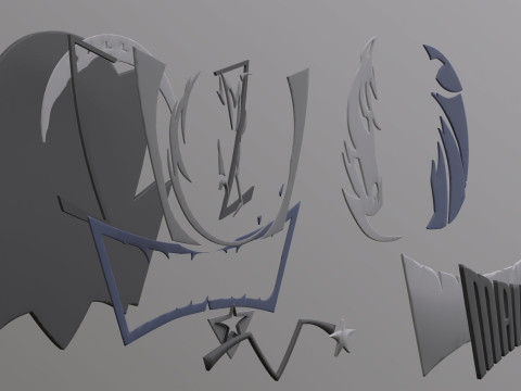 Dallas Mavericks Logo Shield Printable and Renderable keychan 3D Print Model