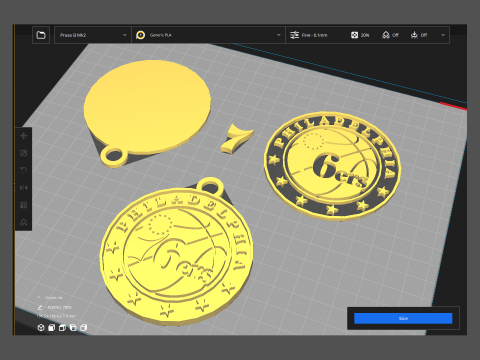 Philadelphia 76ers Logo Shield Printable and Renderable keychan Modelo de impresión 3D