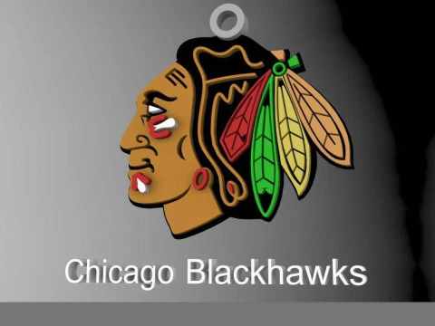 Chicago blackhawks logo shield Printable and Renderable keychan 3D Print Model
