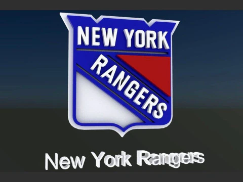 New york rangers logo shield Printable and Renderable keychan 3D Print Model