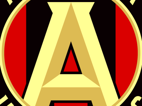 Atlanta united FC logo keychan printable and renderable Modello di stampa 3D