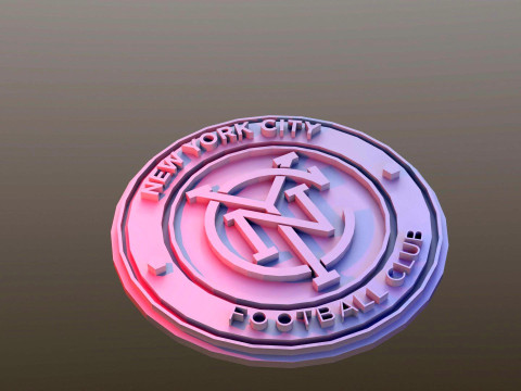 New York City FC logo keychan printable and renderable 3D 프린트 모델