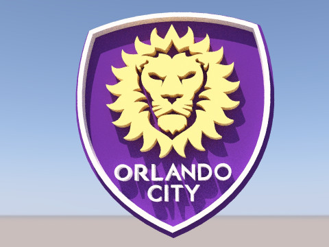 Orlando city sc logo keychan printable and renderable Modèles 3D en vedette