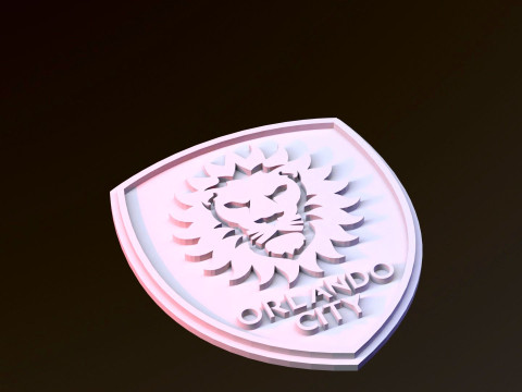 Orlando city sc logo keychan printable and renderable Modèles 3D en vedette