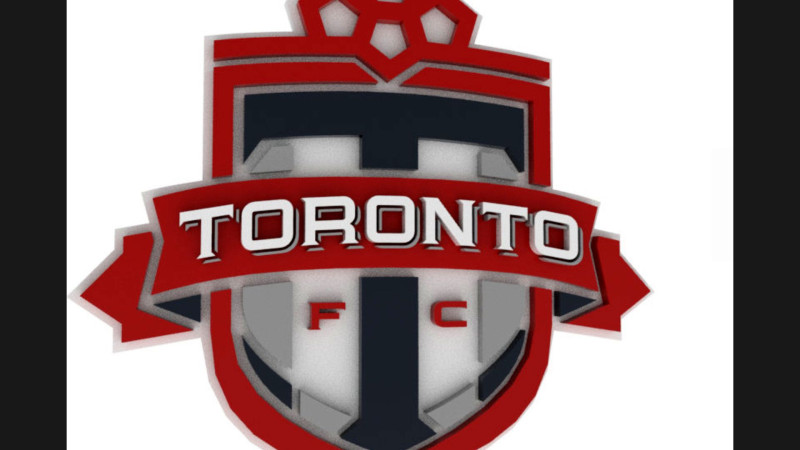 Toronto FC logo keychan printable and renderable Modelo de Impressão 3D .c4d .max .obj .3ds .fbx .stl .blend 