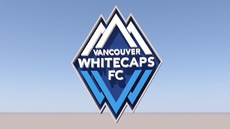 Vancouver whitecaps fc logo keychan printable and renderable Model do druku 3D .c4d .max .obj .3ds .fbx .stl .blend 