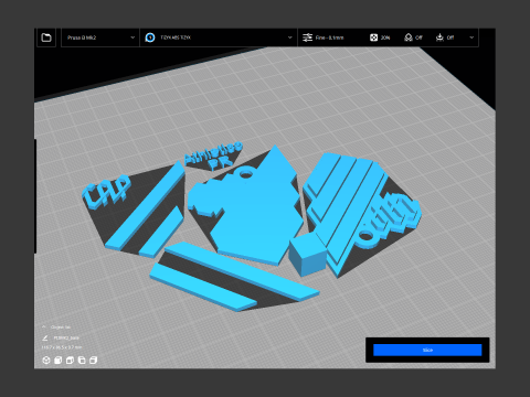 Athletico PR logo Printable and Renderable logo shields keychan 3D Print Model