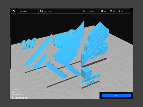 Athletico PR logo Printable and Renderable logo shields keychan 3D Print Model