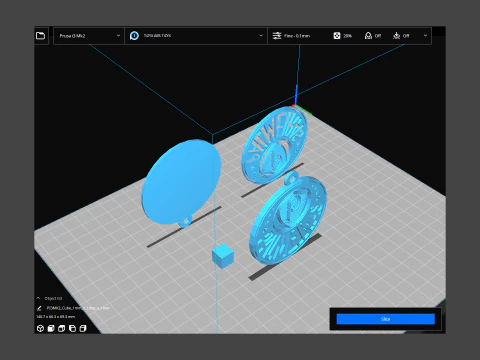 Palmeiras logo Printable and Renderable logo shields keychan 3D Print Model