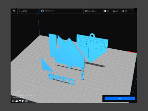 Брелок в виде щита с логотипом Сан-Паулу, который можно распечатать и визуализировать 3D Принт Модель