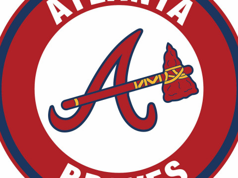 Atlanta Braves MLB Logo Keychan Shield Printable and renderable 3D 打印模型