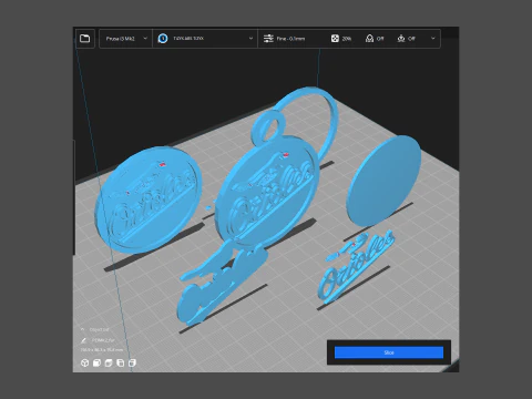 Baltimore Orioles MLB Logo Keychan Shield Printable and renderable 3D Print Model