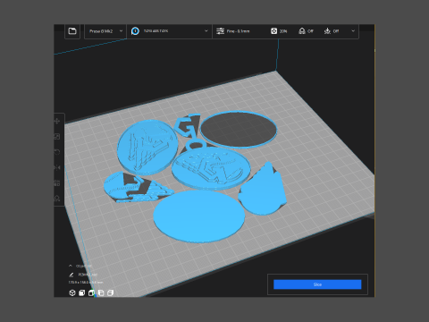 Cleveland Guardians MLB Logo Keychan Shield Printable and renderable Modelo de impresión 3D