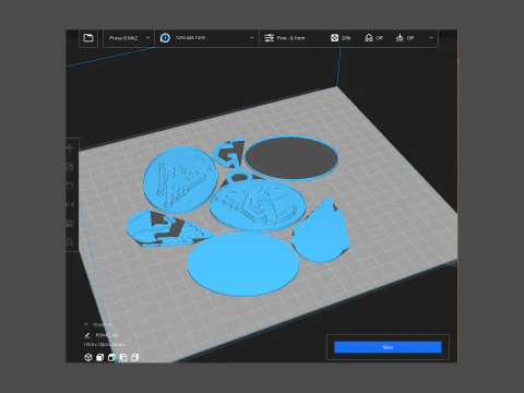 Cleveland Guardians MLB Logo Keychan Shield Printable and renderable 3D Print Model