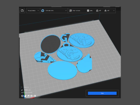 Cleveland Guardians MLB Logo Keychan Shield Printable and renderable 3D Print Model