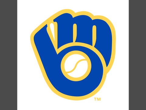 Milwaukee Brewers MLB Logo Keychan Shield Printable and renderable 3D Print Model