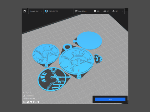 New York Yankees MLB Logo Keychan Shield Printable and renderable Model Cetak 3D