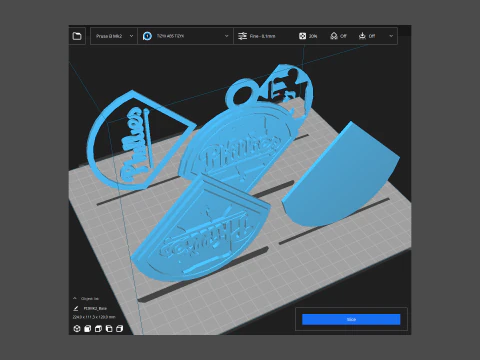 Philadelphia Phillies MLB Logo Keychan Shield Printable and renderable 3D Print Model