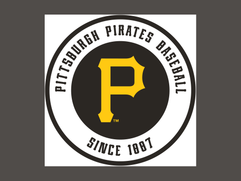 Pittsburgh Pirates MLB Logo Keychan Shield Printable and renderable 3D Принт Модель