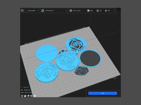 Tampa Bay Rays MLB Logo Keychan Shield Printable and renderable 3D-printmodel