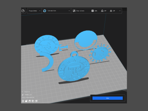 Texas Rangers MLB Logo Keychan Shield Printable and renderable 3D Print Model