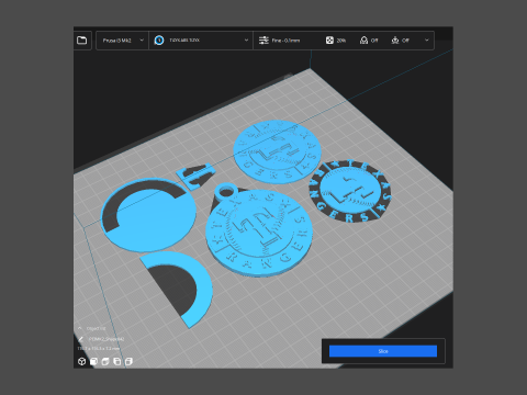 Texas Rangers MLB Logo Keychan Shield Printable and renderable 3D Print Model